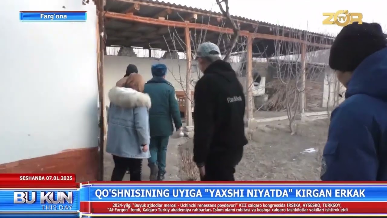 Qoʻshnisining uyiga “yaxshi niyatda“ kirgan erkak (Fargʻona)
