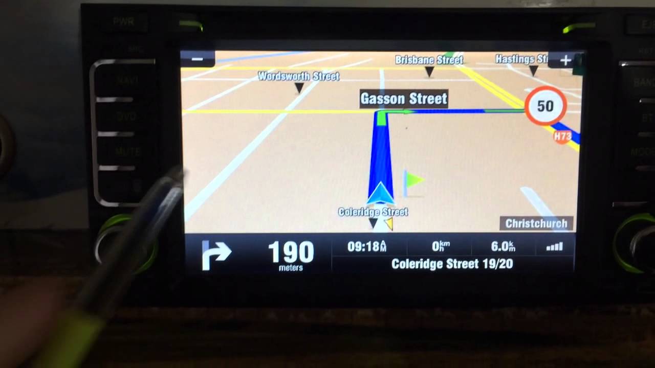 Cancel route SYGIC 10s map