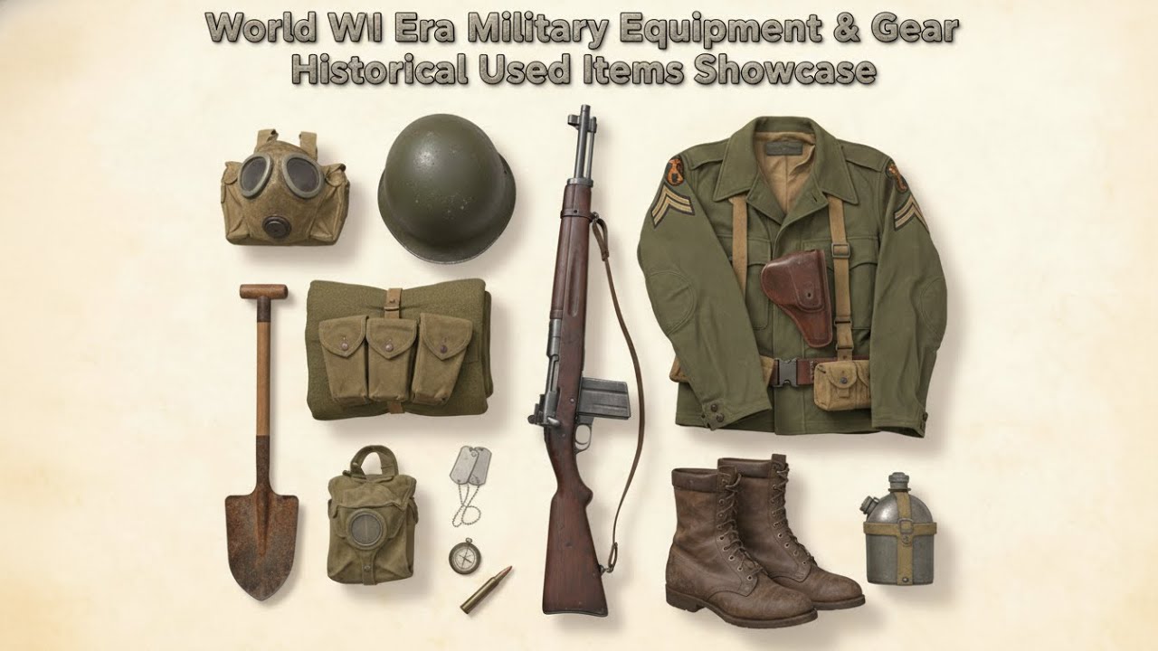 World War II Era Military Equipment & Gear | Historical Used Items Showcase