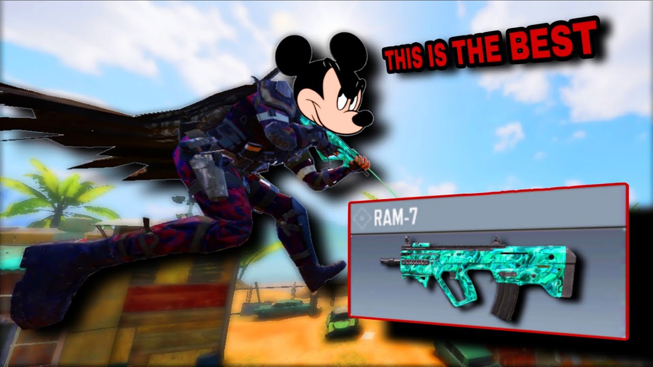 Using The RAM-7 With The Best Attachment In CODM (Mickey Mouse Voice)