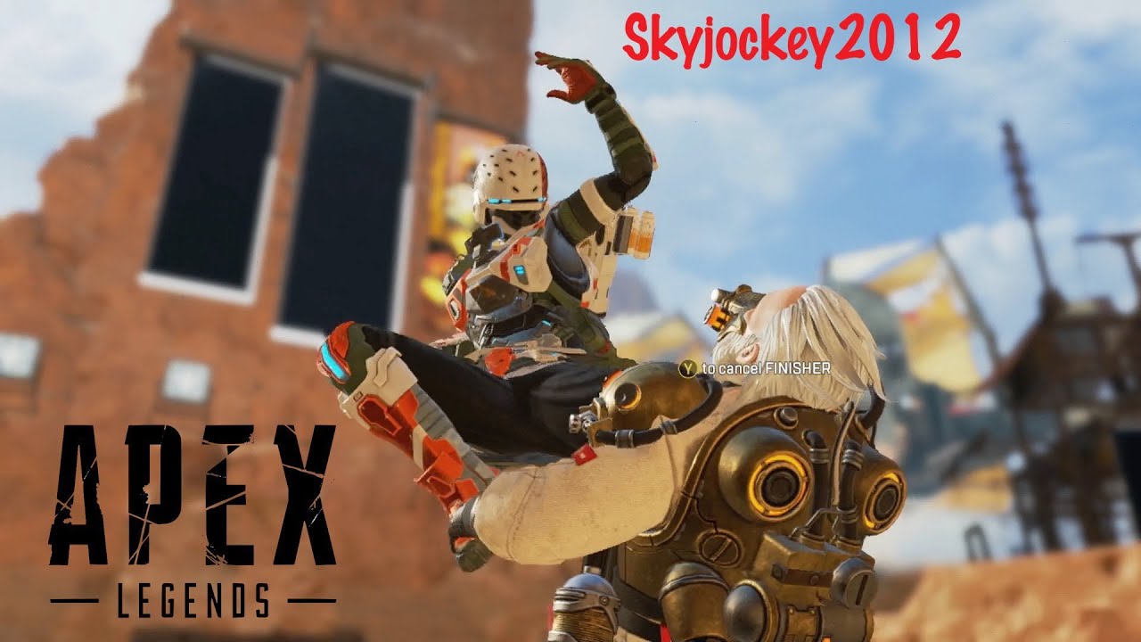 Apex legends all finishers on Caustic (Gasbuster)