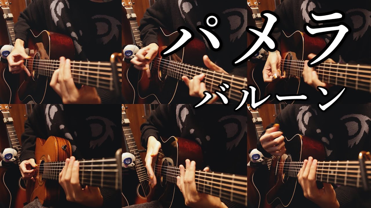 【一人六役】「パメラ」アコギで弾いてみた 
