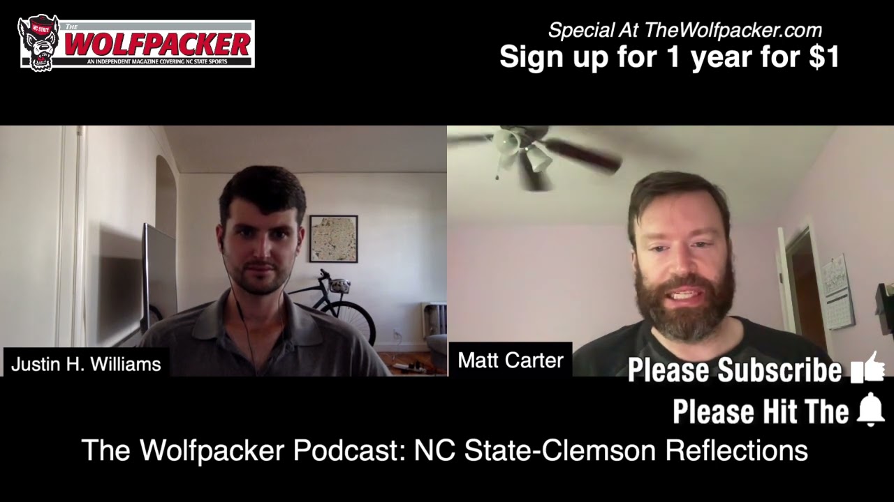 The Wolfpacker Podcast: NC State football at Clemson reflections
