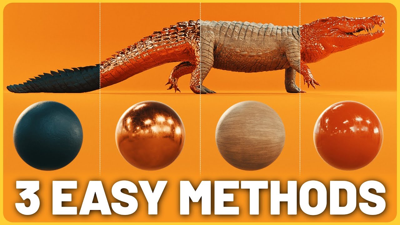 How PROS Texture: 3 Easy Methods! Blender 3D