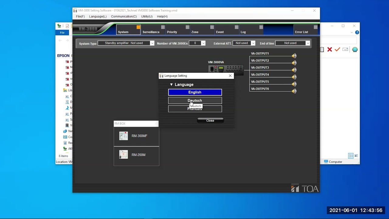 VM3000 PA and Voice Alarm System Amplifier - How to Program