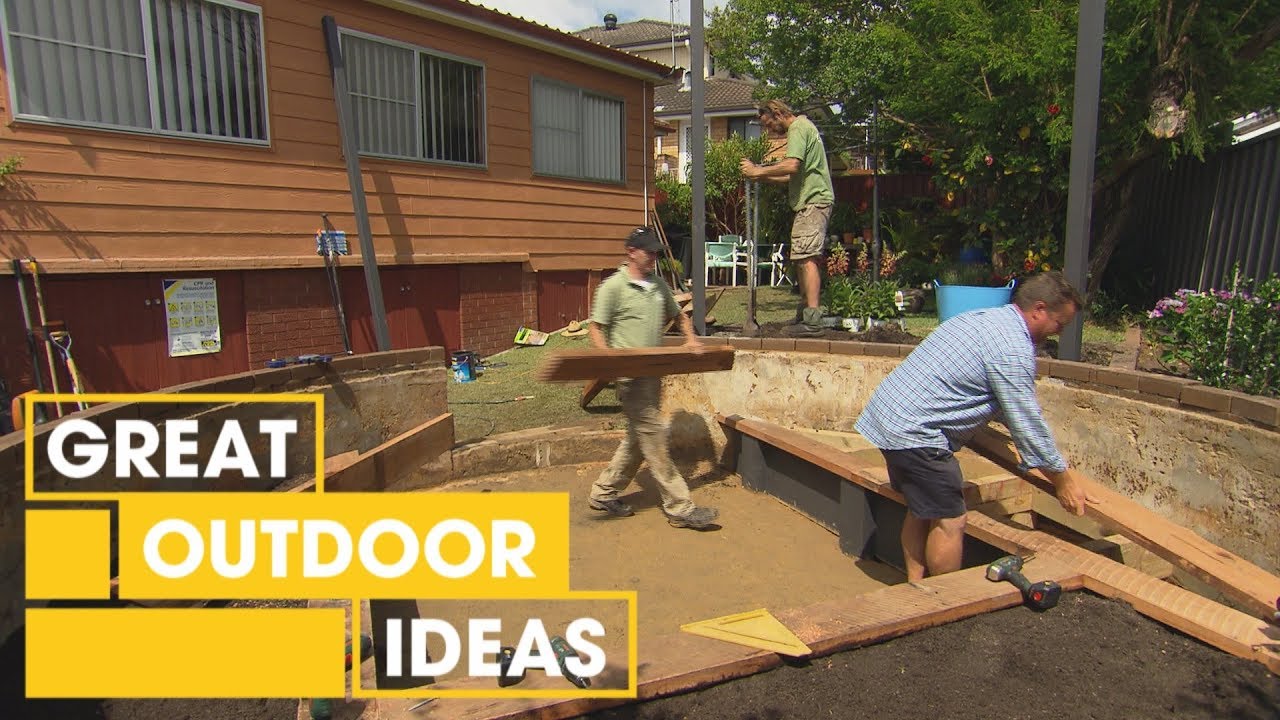 Transforming a Pool into a Sunken Garden: Part 1 | Outdoor | Great Home Ideas