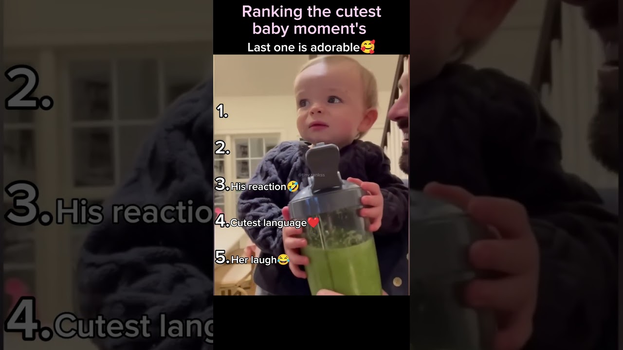 Ranking the cutest baby moments 🥰 #funny #funnyvideos #kids #laugh #cute #funnycute