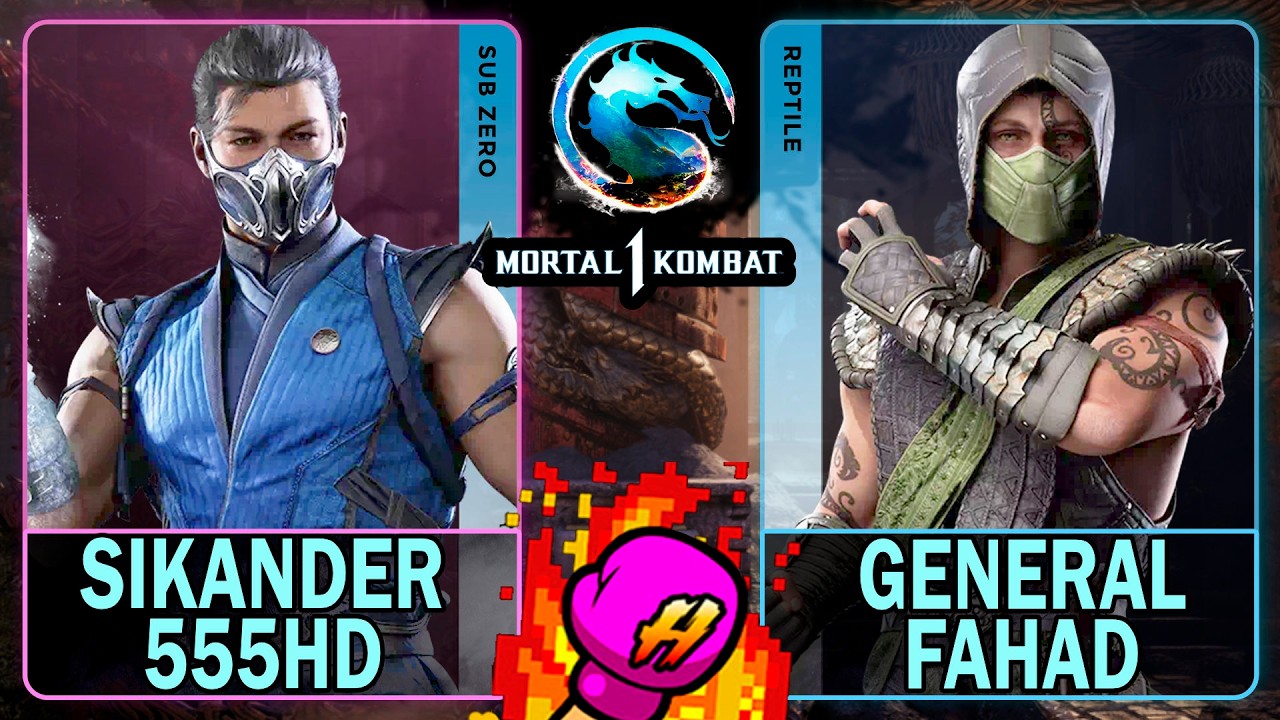 MK1 Sikander555HD (SUB-ZERO) VS General Fahad (REPTILE)🥊Mortal Kombat 1🥊4K 60ᶠᵖˢ