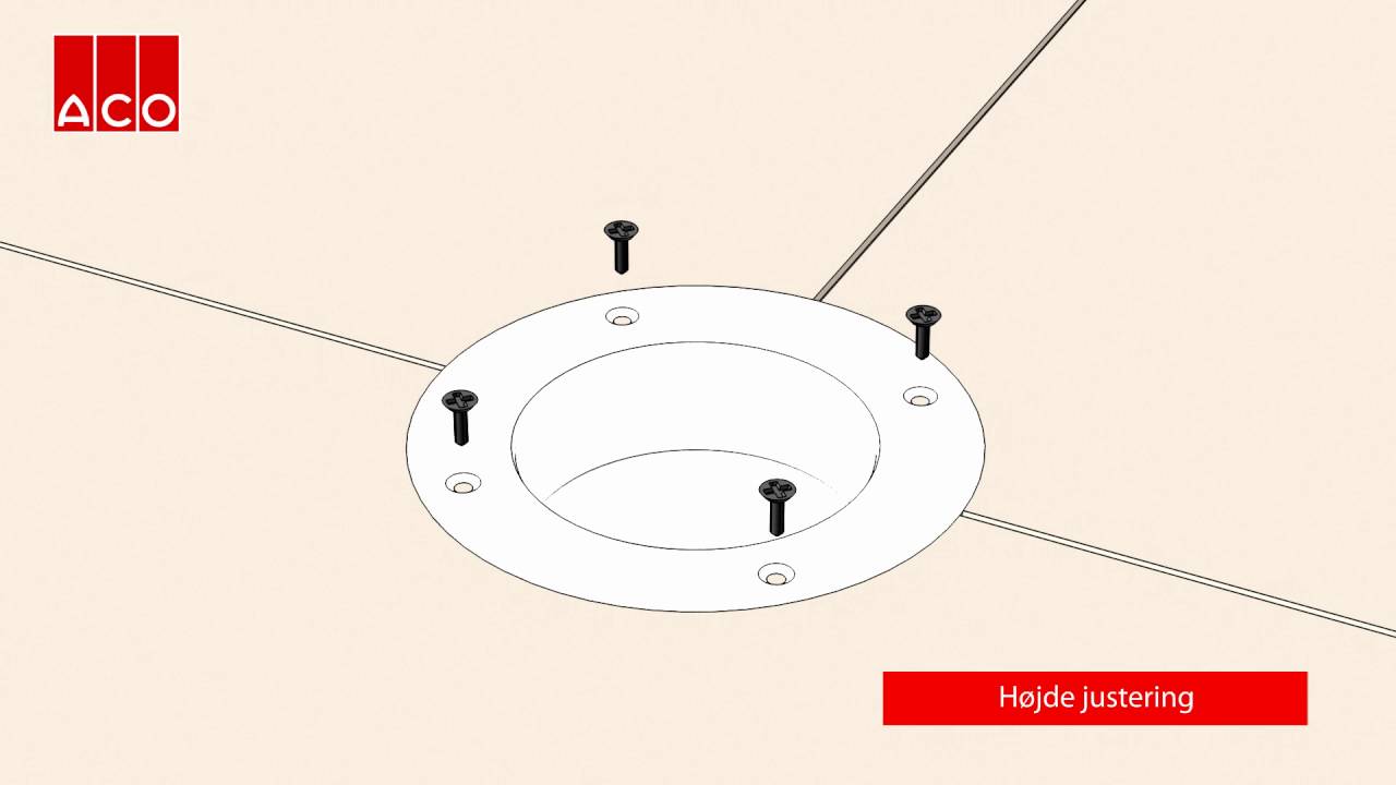 S&aring;dan installerer du ACO ShowerDrain i tr&aelig;gulvkonstruktion