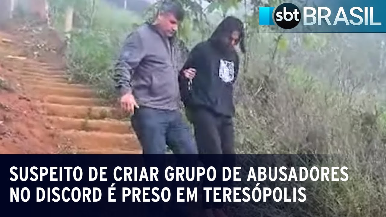 Suspeito de criar grupo de abusadores no Discord é preso em Teresópolis | SBT Brasil (04/07/23)