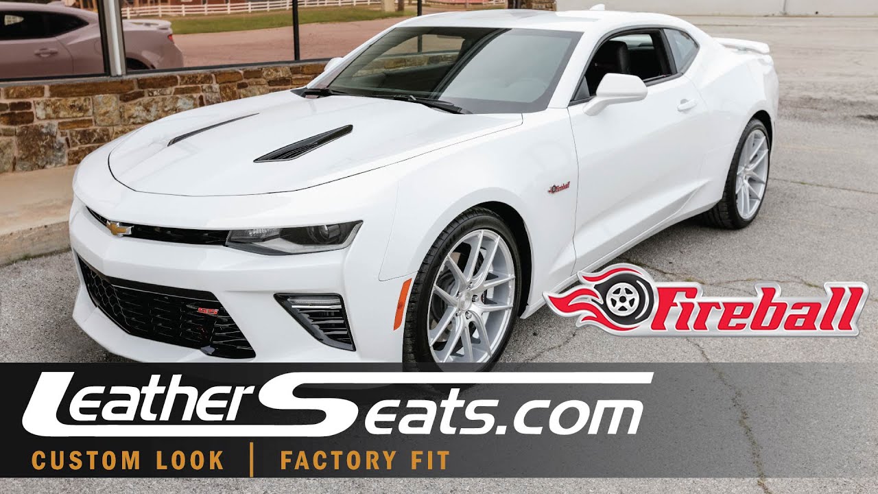 2016 Fireball Camaro SS Interior - Replacement Leather Seat Covers - LeatherSeats.com