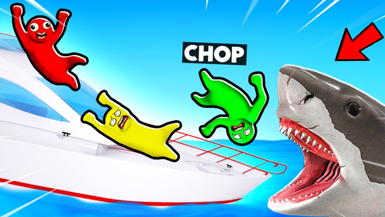 CHOP FOUGHT WITH SHARKS TO SAVE FROSTY GANG BEASTS
