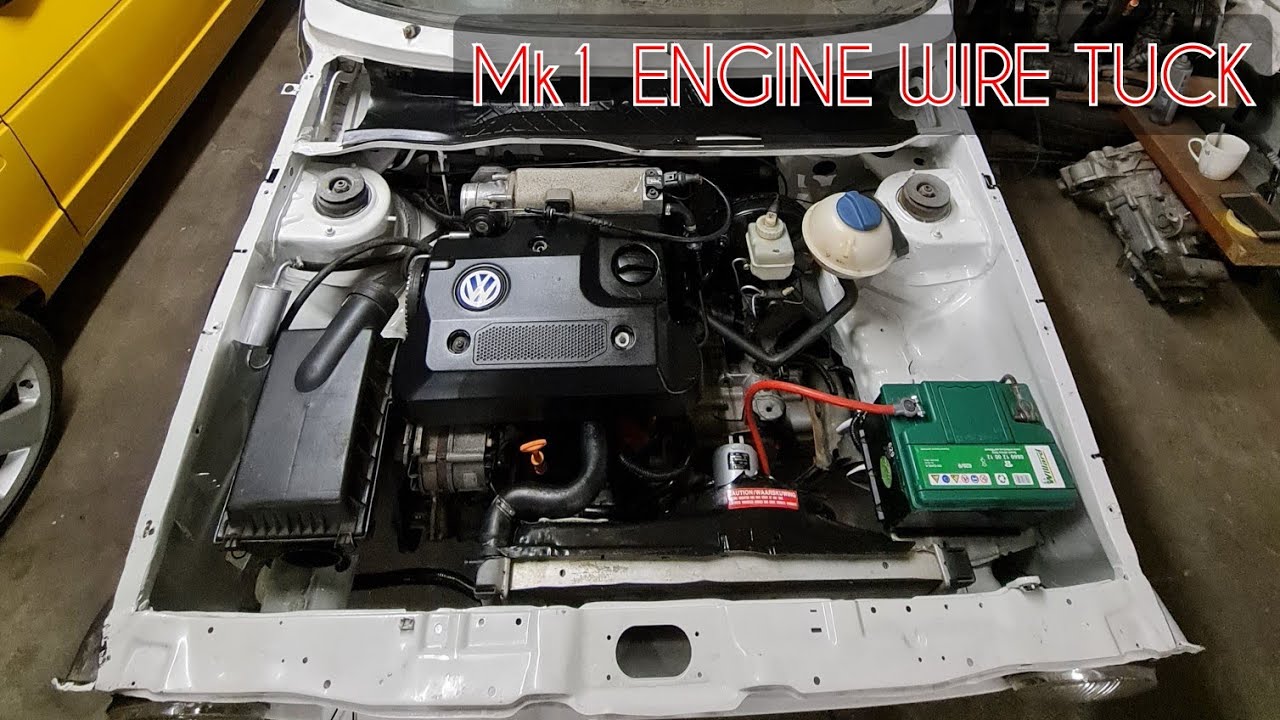 OUR FIRST EVER MK1 ENGINE WIRE TUCK COMPLETED + 2L 8V FIRST START UP!