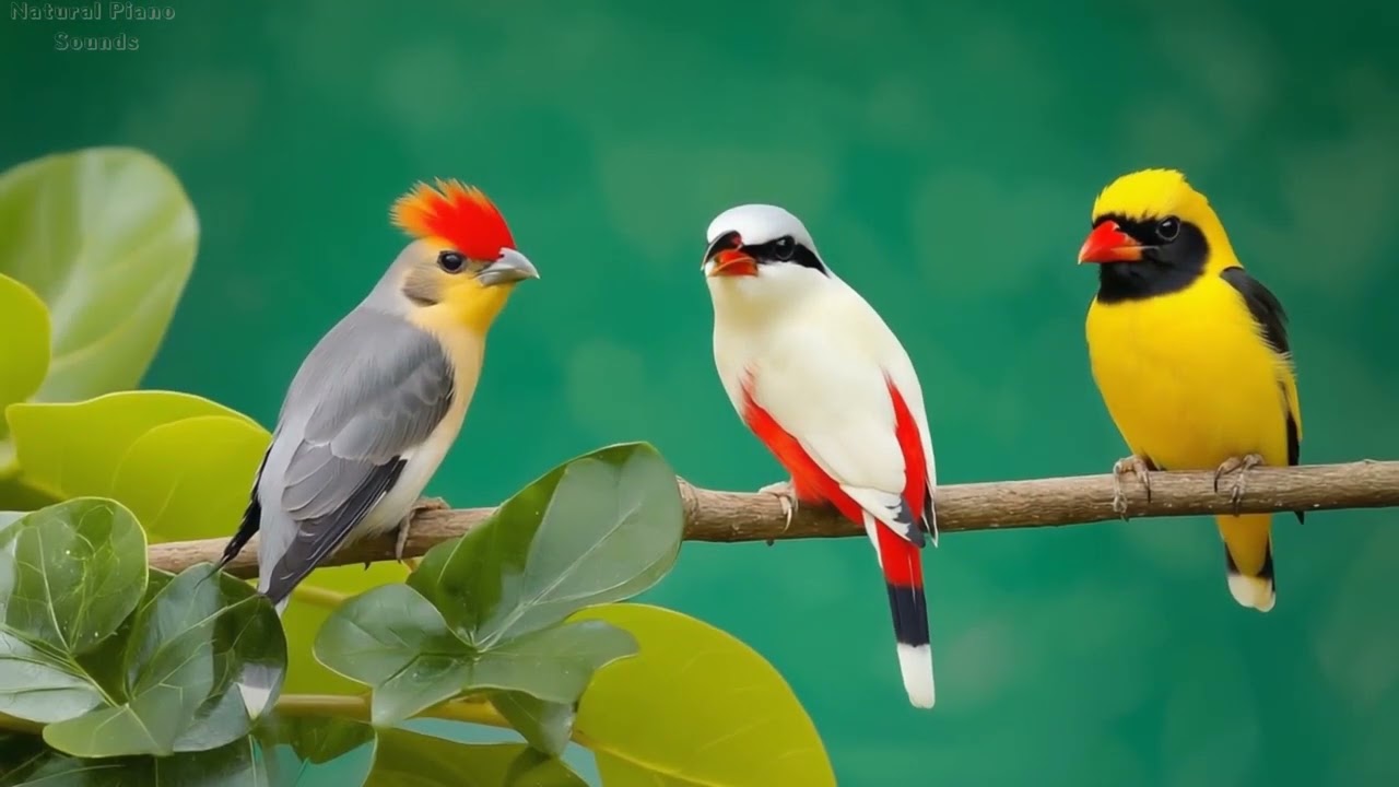 Stress Free Workday Immerse Yourself in Birdsong & Piano! 🎧🎹
