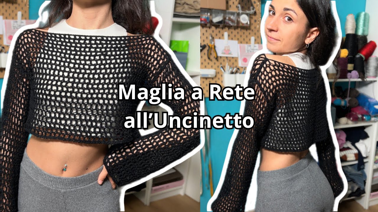 Tutorial Bolero all'Uncinetto | Maglia a Rete Adatta ai Principianti