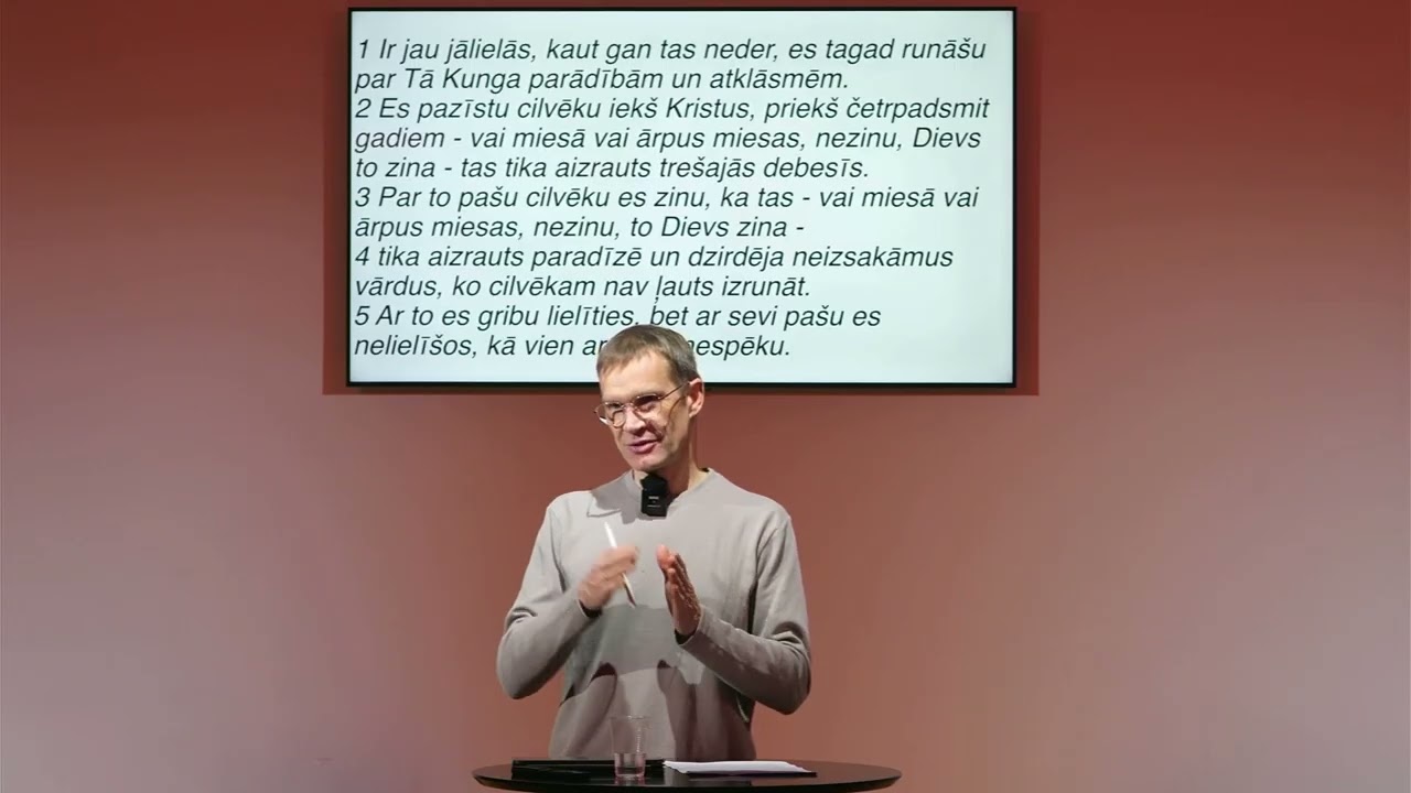 Spēks nespēkā un Dieva žēlastība | 2. korintiešiem 12:1-13 | Bībeles studijas
