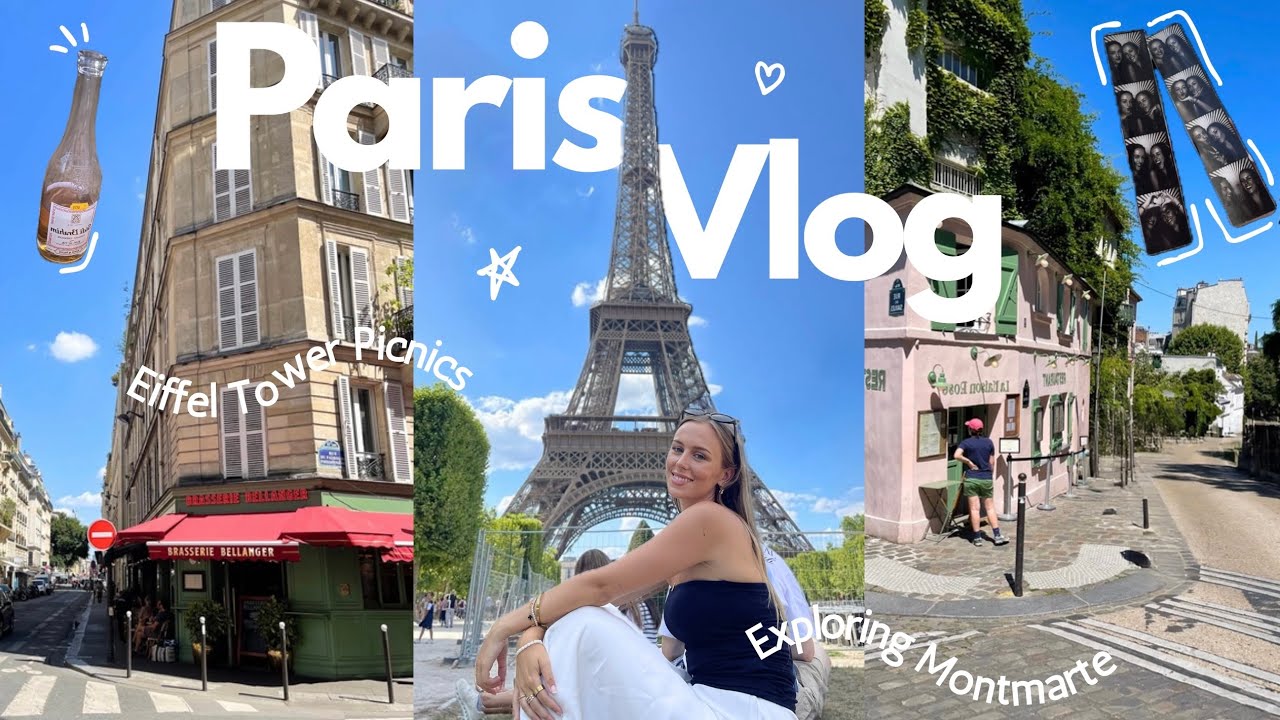 Paris vlog | my first time in france, eiffel tower, lourve museum, disneyland & cat café