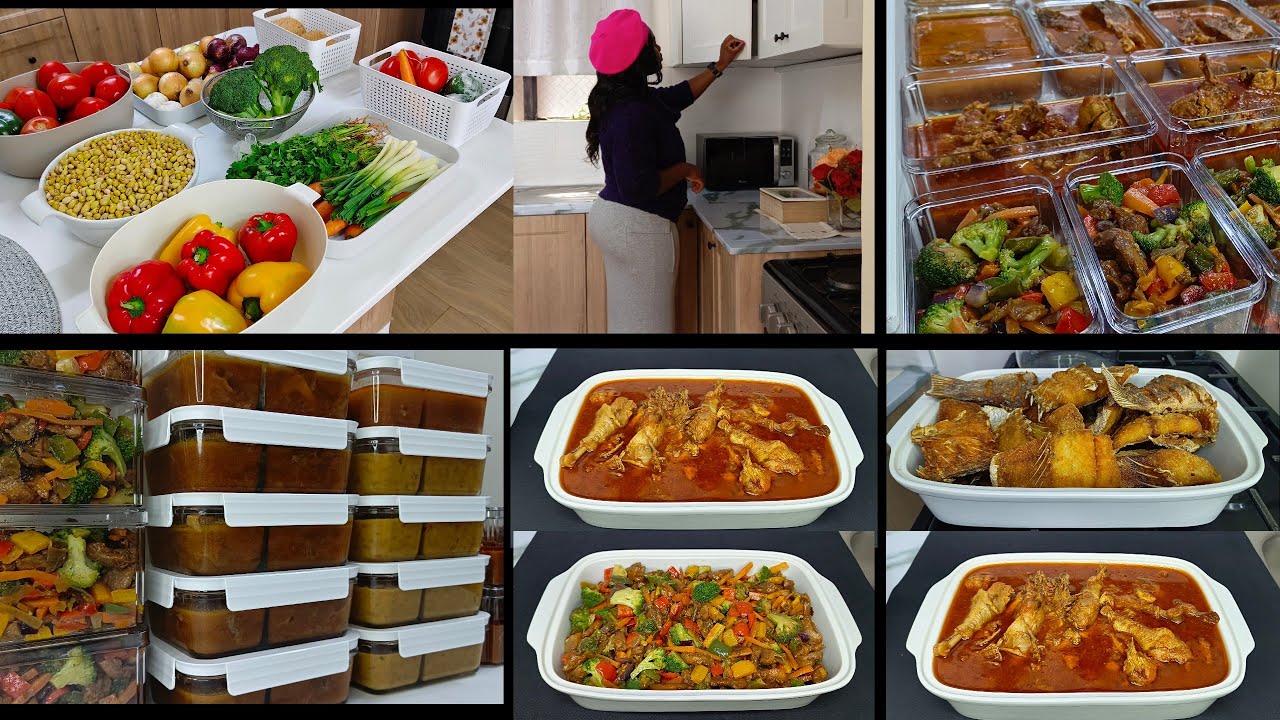 Meal prep/batch cooking/ monthly freezer meals 