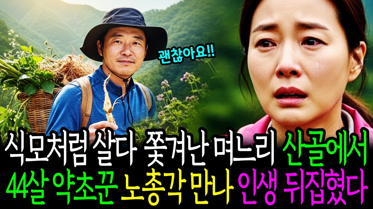 식모처럼 살다 쫓겨난 며느리, 산골에서 44살 약초꾼 노총각 만나 인생 뒤집혔다 | 감동사연 | 인생사연 | 라디오사연 | 오디오북 |