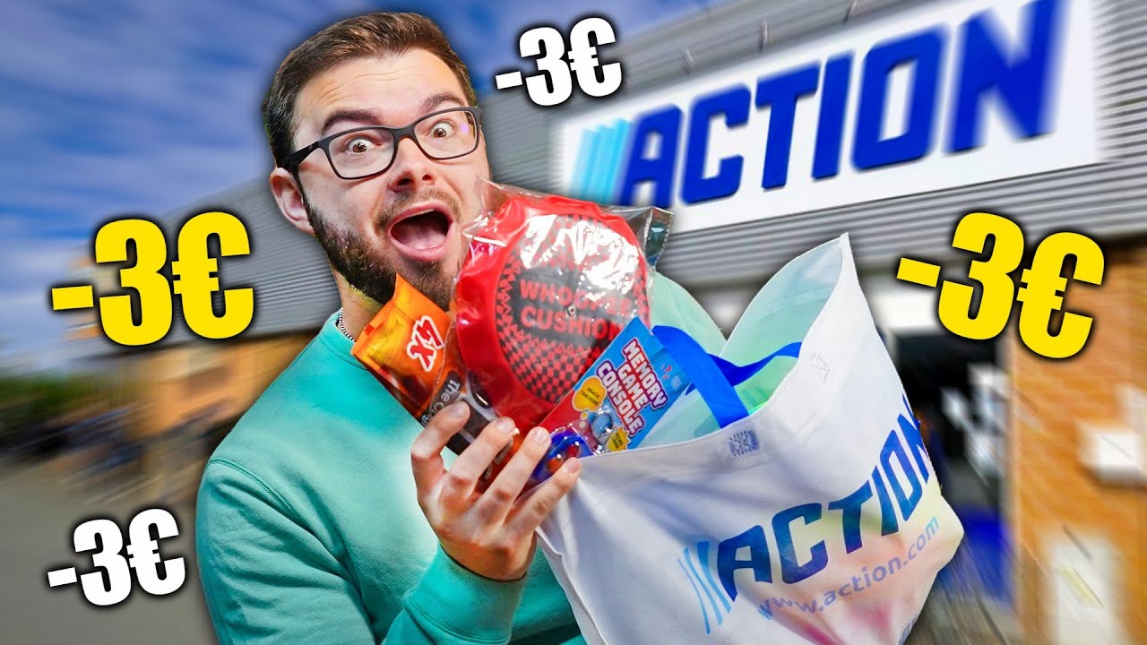 J'AI ACHETÉ DES OBJETS A -3€ CHEZ ACTION ! (incroyable)