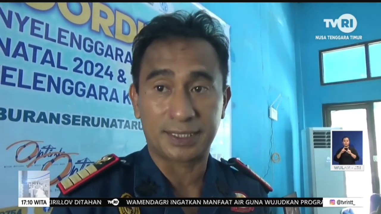 Buka Posko Angkutan Nataru, Syahbandar Lewoleba Pastikan Keamanan Pemudik - TVRI NTT
