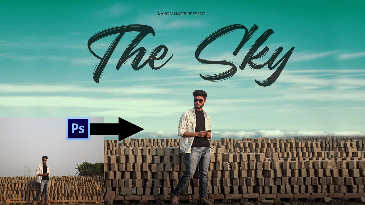 How to remove background|Sky Effects|Set Background In Photoshop