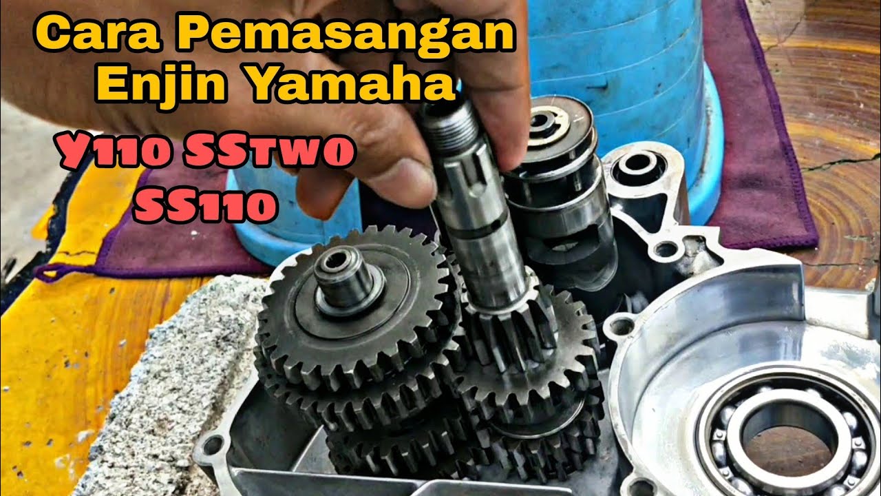 Cara Pemasangan Enjin Yamaha SS110 SStwo SS1 SS2 Y110 (part 1)