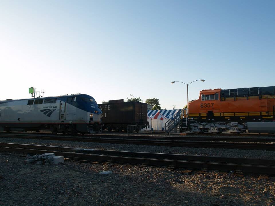 Railfanning Fullerton Train Station Part 3 5/2/2015