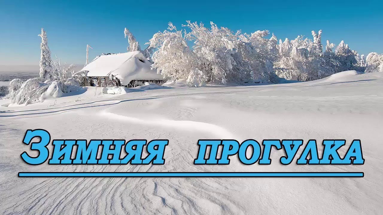 Зимняя прогулка! Музыка: Андрей Обидин