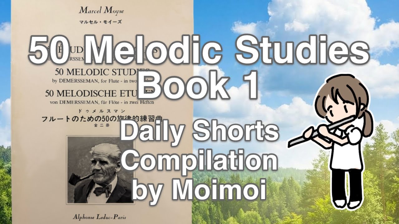 50 Melodic Studies – Book 1 | Daily Flute Practice Record#flute #dailypractice #creativejourney