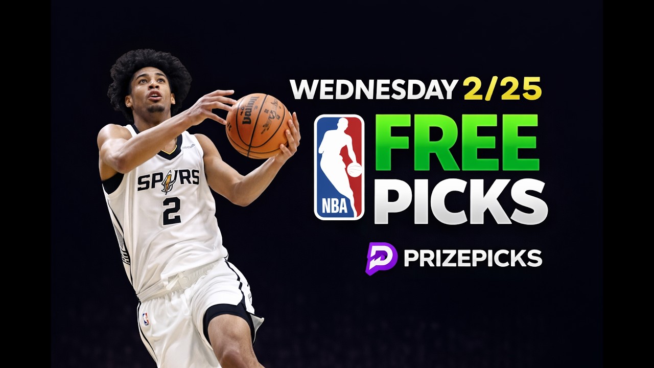 BEST NBA WEDNESDAY PRIZEPICKS TODAY (6-2 POTD RUN💥) | PLAYER PROPS & PREDICTIONS February 25th #nba