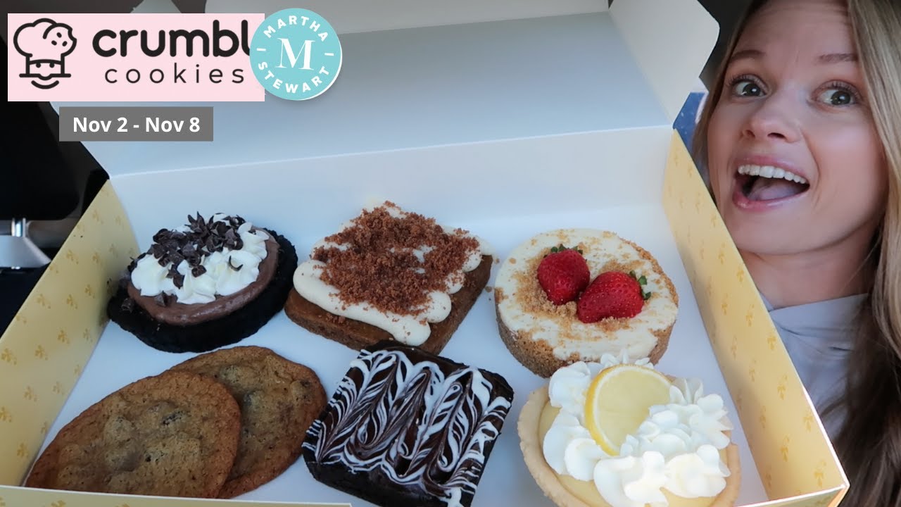 НОВЫЕ вкусы печенья CRUMBL на этой неделе. Меню Марты Стюарт