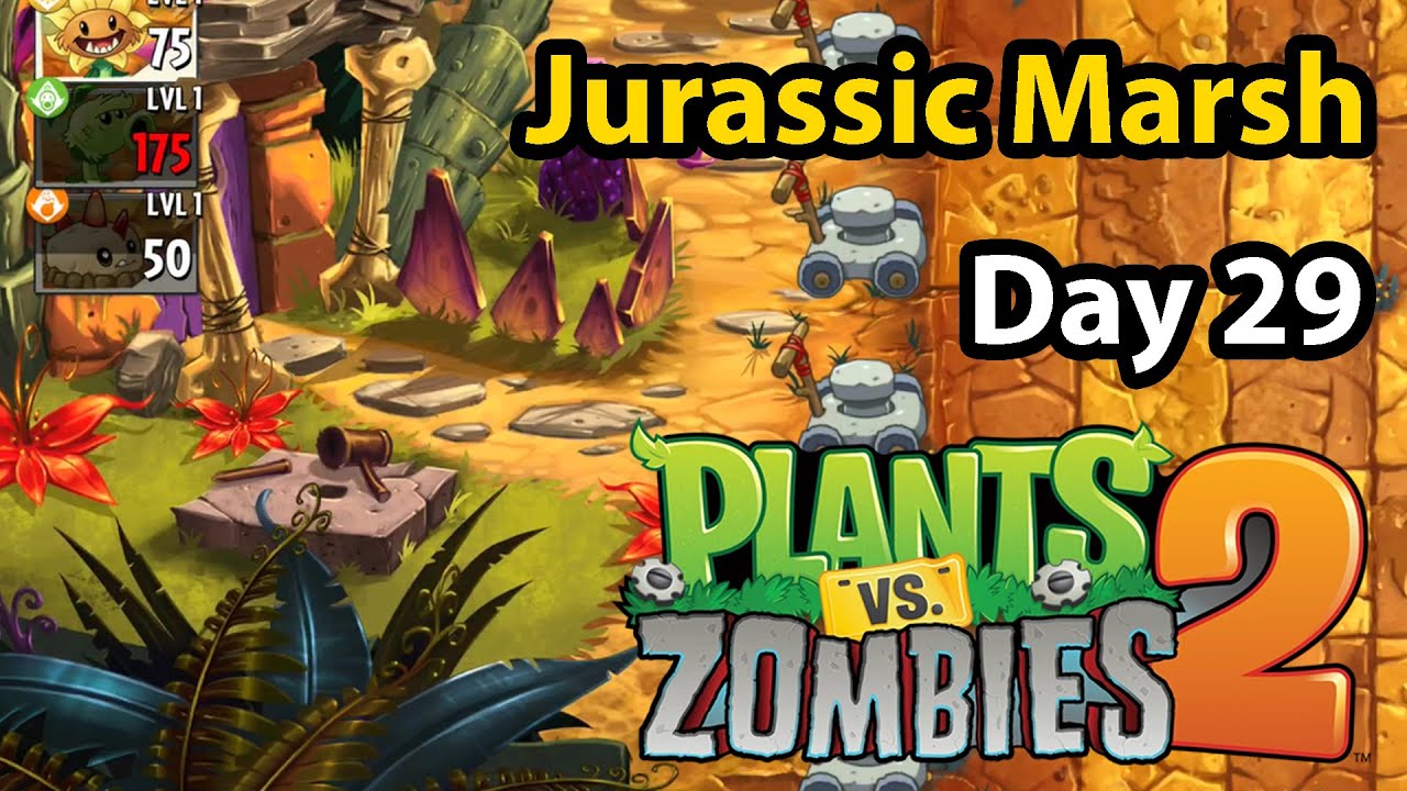 Plants vs. Zombies 2 | Jurassic Marsh Day 29