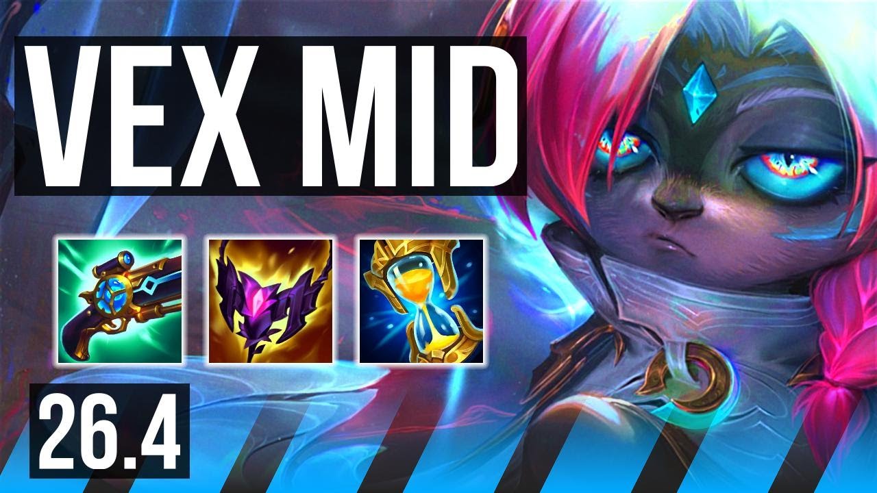 VEX vs AHRI (MID) | Summon Aery | NA Master | 26.4