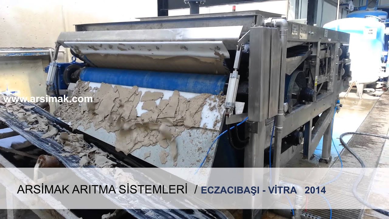 BeltPres - Belt Filter Press / Arsimak Arıtma Sistemleri / Eczacıbaşı
