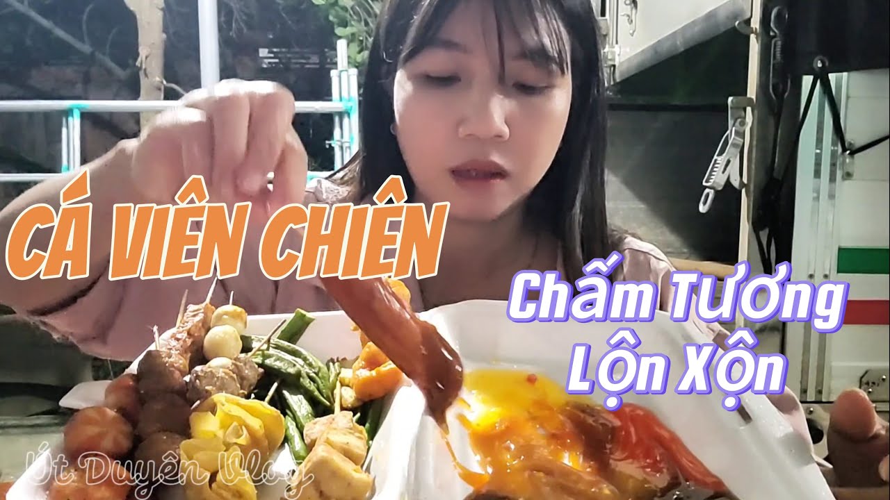 Mukbang Cá Viên Chiên | Út Duyên Vlog #187