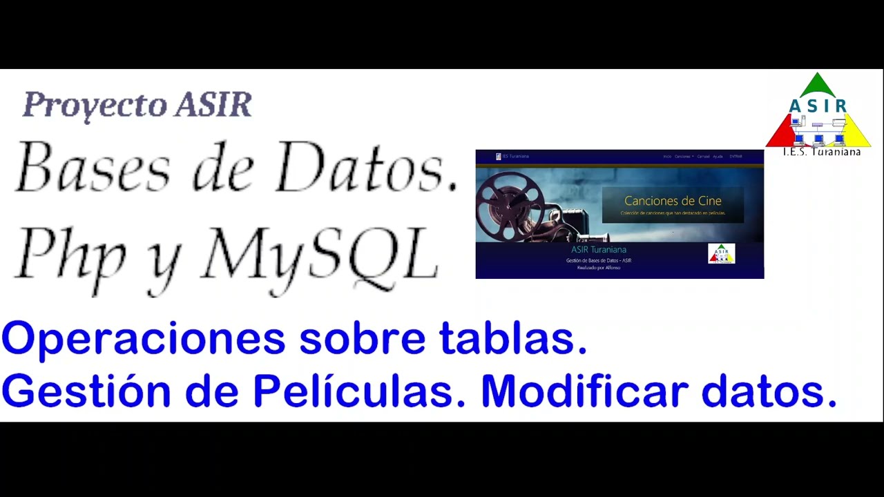 CCine10 GestionTablas Modificar