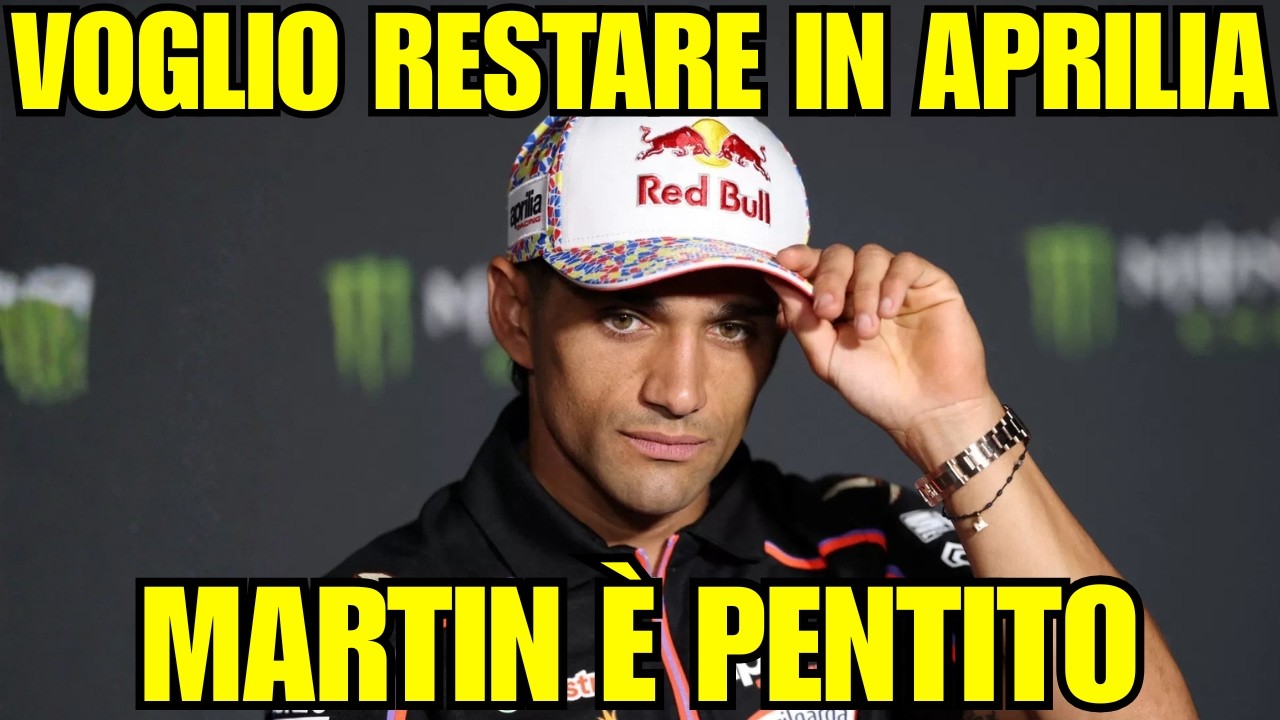 MARTIN SI È PENTITO? Vuole restare in Aprilia e bloccare il passaggio in Yamaha!