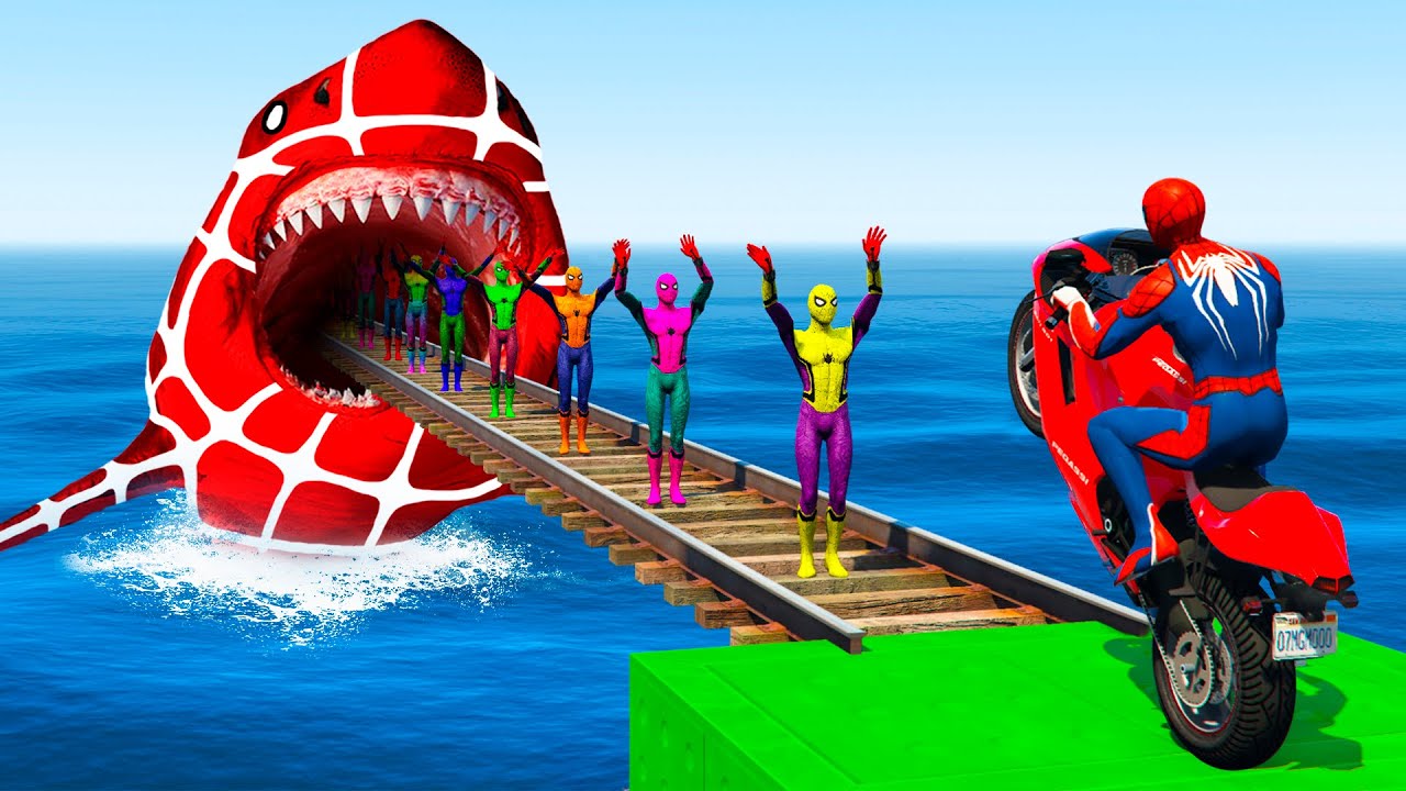 الرجل العنكبوت انقاذ باتمان Spider-Man Rescue batman vs judy vs venom funny Game GTA 5 MULTIVERSE???