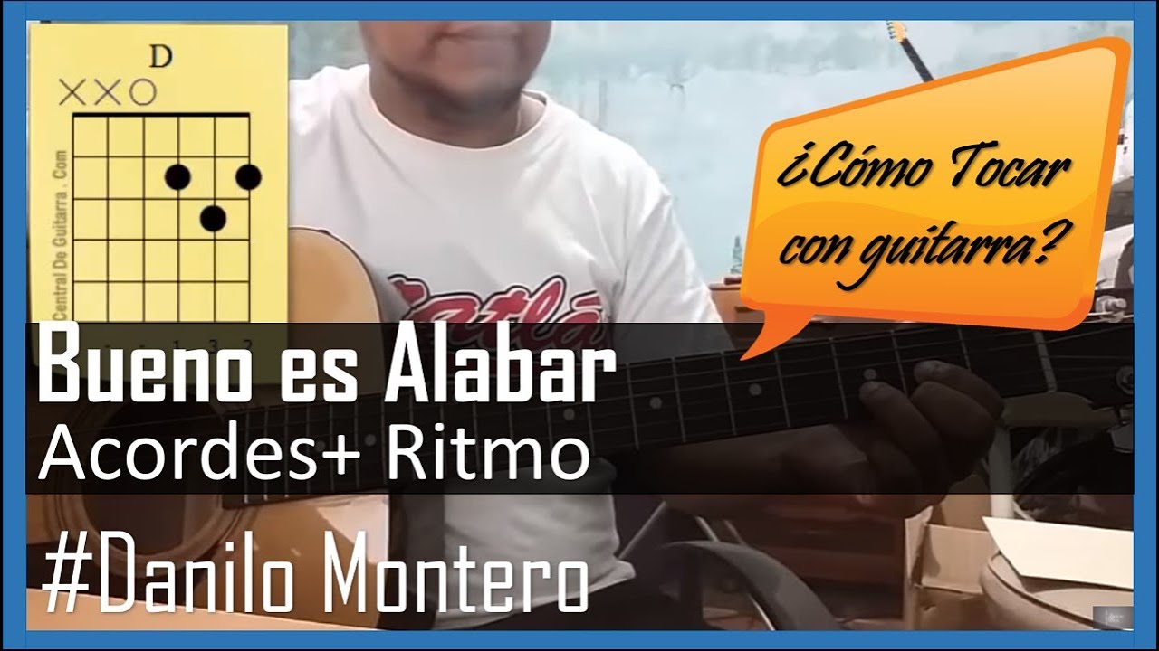 Bueno es alabar tutorial con guitarra | Curso para guitarra