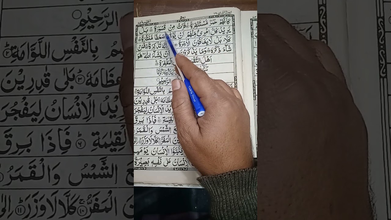 Surah muddassir tilawat and tarjuma learn reading quran #quran #shortsfeed #shorts #shorts