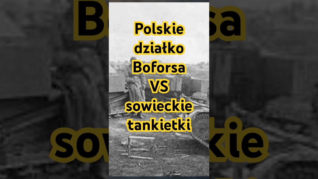 Jedna polska armata 37mm Bofors likwiduje 5 sowieckich tankietek #shorts #iiwojnaświatowa #sikorski