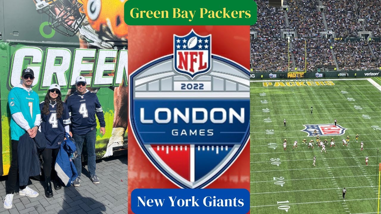 Видеоблог игр NFL London 2022 | Green Bay Packers против New York Giants | NFL Store Tottenham