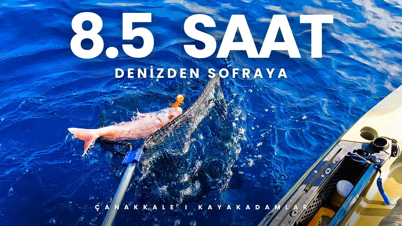 Trofe Kopardım! 8,5 Saat Kışın Suda | Çanakkale Kano Balıkçılığı