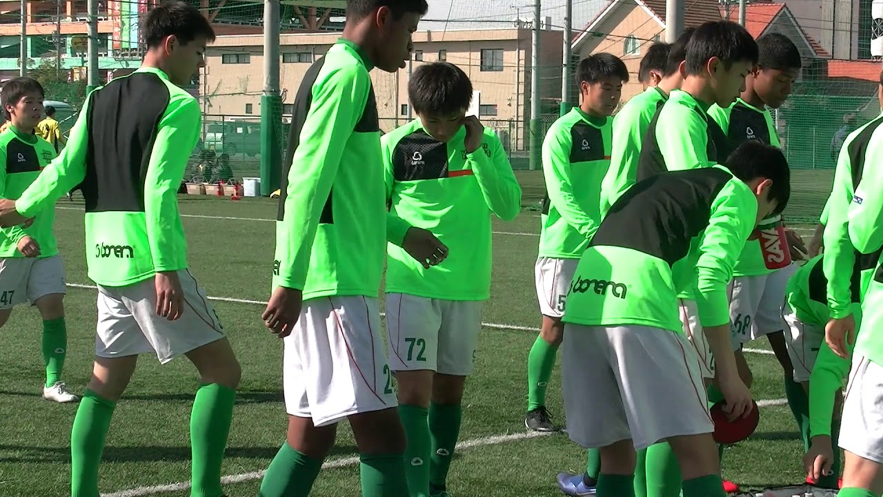 2019プーマカップ群馬 第2ラウンド  青森山田高校　  試合前　ウォーミングアップ ①　2019/3/10