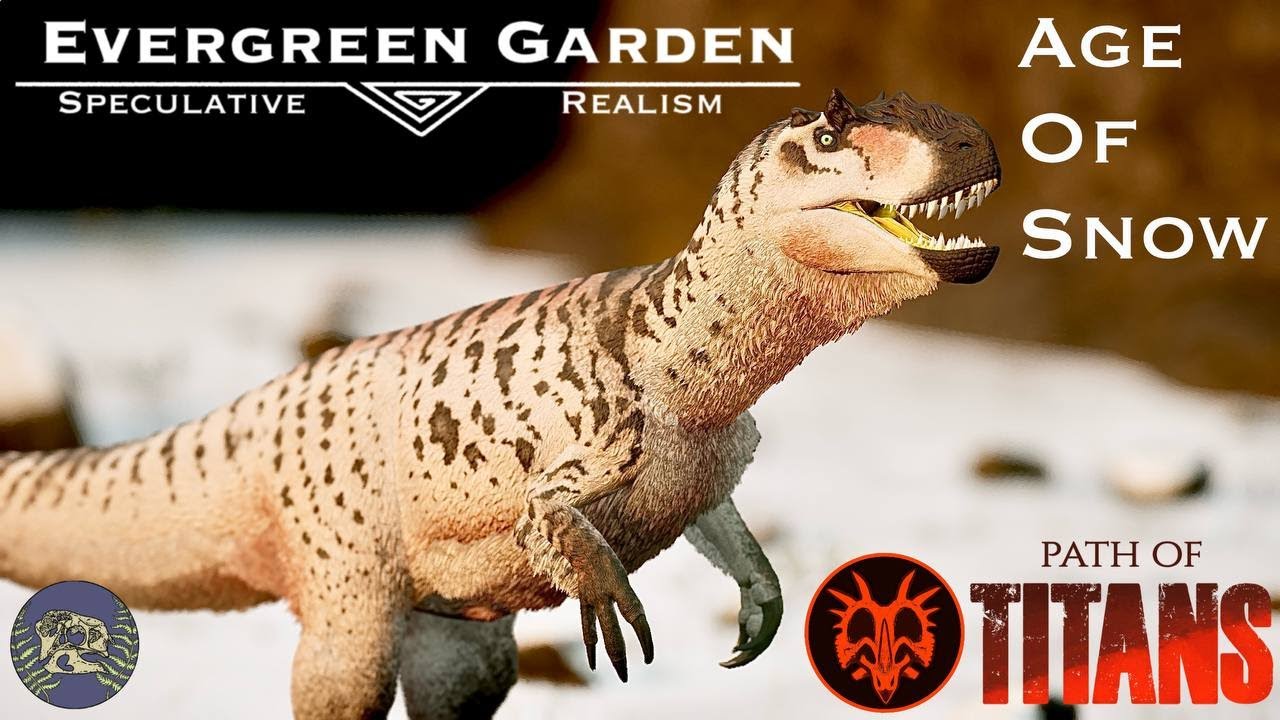 New Beringia Map - Age of Snow! |  Evergreen Garden | Path of Titans