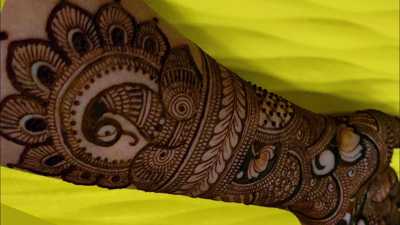 Latest New Easy Peacock Bridal dulhan Mehndi design | Front hand easy simple mehndi design | 2026new