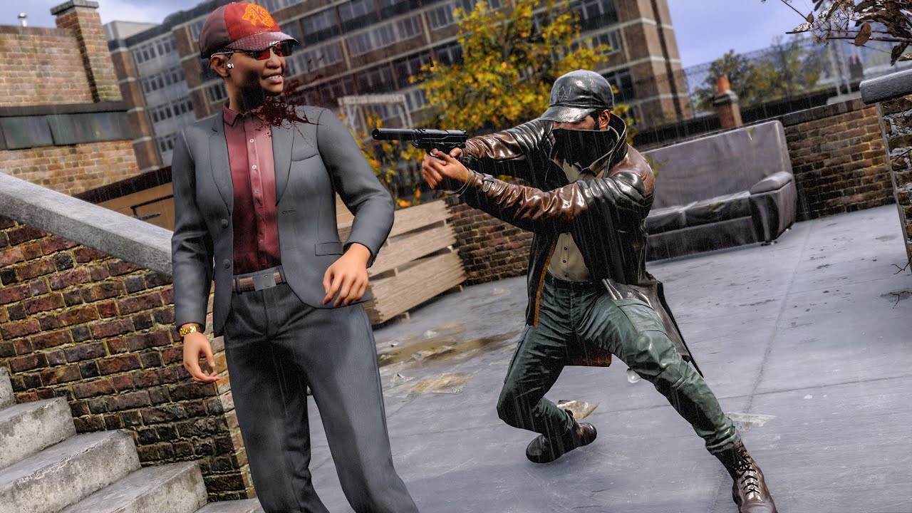 Watch Dogs Legion - Aiden Pearce The Vigilante Brutal Takedowns (Restricted Area) No HUD Gameplay