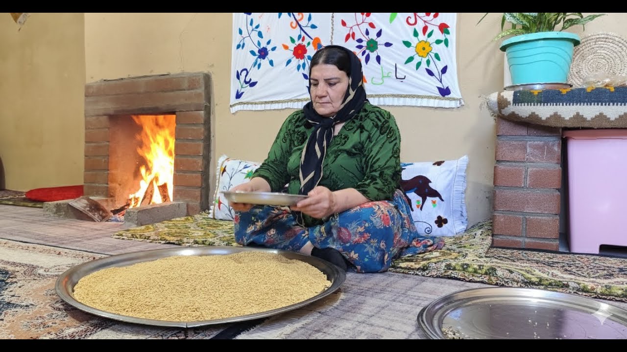 A Peaceful Village Morning to Noon 🌞|  Iranian Rural Winter Routine