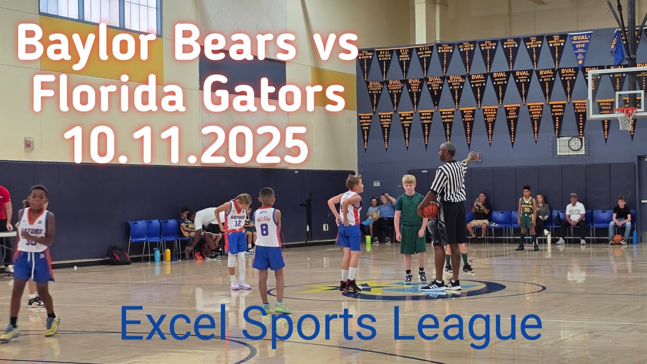Baylor Bears vs Florida Gators | 1st Game Fall Season | Excel Sport League | 10.11.2025 